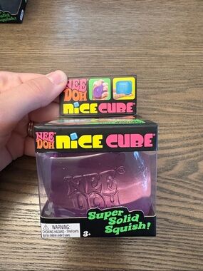 Nice Cube Soft Squish Toy - Purple